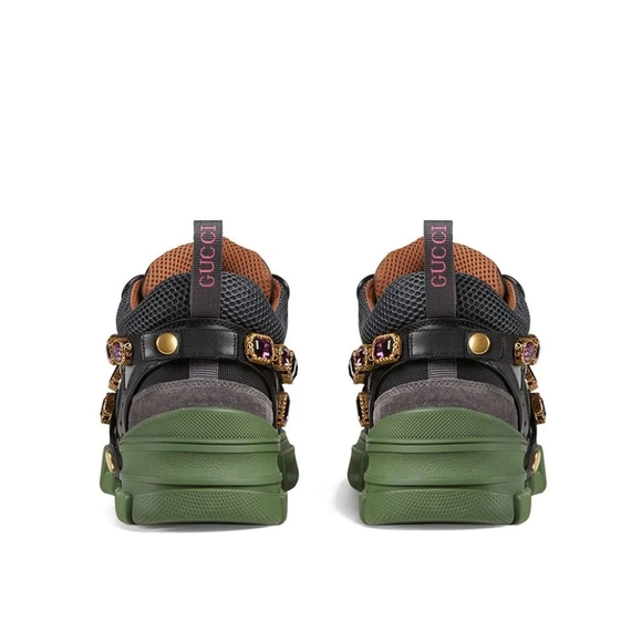 RARE Gucci Flashtrek SEGA Green Removable Crystal - Picture 4 of 8